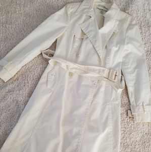 Tommy Hilfiger White Trench Coat